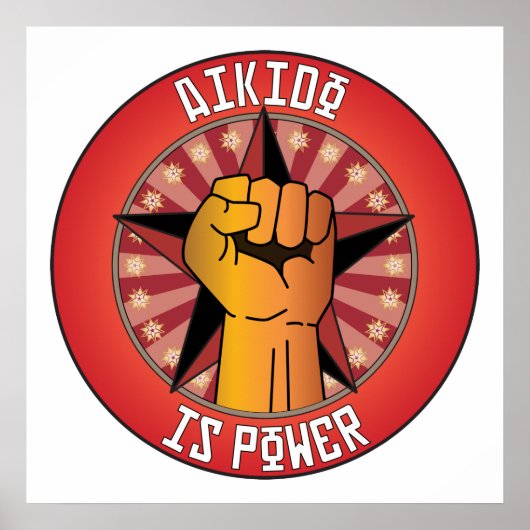 Aikido ist Power Poster (Vorne)