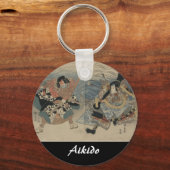 Aikido Japanese Martial Art Schlüsselanhänger (Vorderseite)