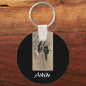 Aikido Japanese Martial Art Schlüsselanhänger (Vorderseite)