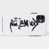 Aikido-Kanji O'Sensei Kalligraphie Case-Mate iPhone Hülle (Rückseite (Horizontal))