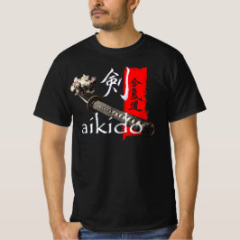 Aikido Katana - Samurai-Schwert-T - Shirt