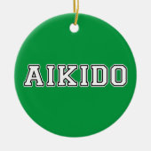 Aikido Keramik Ornament (Vorne)