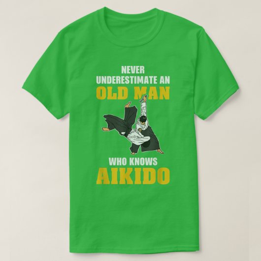 Aikido Martial Art Japan Aikidoka Martial Artist 5 T-Shirt (Design vorne)