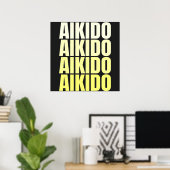 AIKIDO | Martial Arts Poster (Heimbüro)