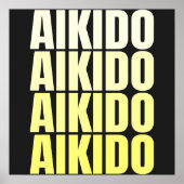 AIKIDO | Martial Arts Poster (Vorne)