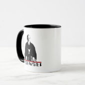 Aikido Morihei Ueshiba O'Sensei Tasse (Vorderseite Links)