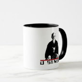 Aikido Morihei Ueshiba O'Sensei Tasse (VorderseiteRechts)