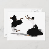 Aikido nage postkarte (Vorne/Hinten)