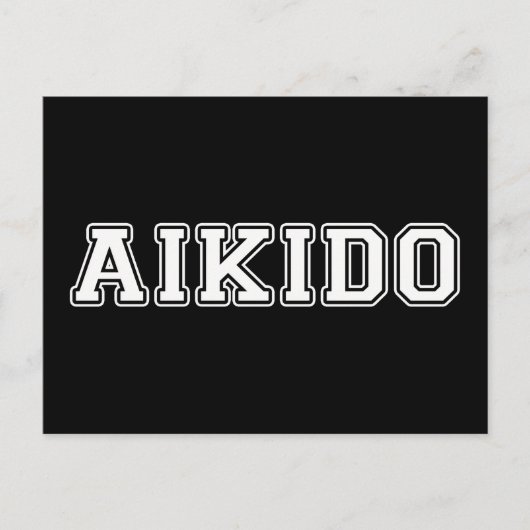 Aikido Postkarte (Vorderseite)