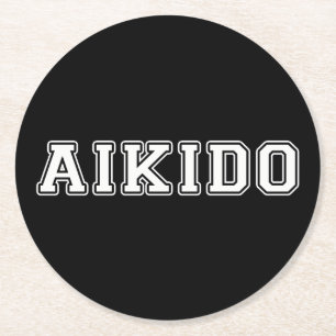 Aikido Runder Pappuntersetzer