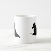 Aikido-Silhouette Kaffeetasse (Mittel)