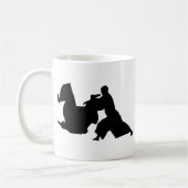 Aikido-Silhouette Kaffeetasse (Links)