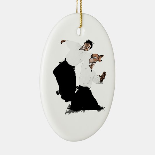 Aikido suwari keramik ornament (Rechts)