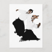 Aikido suwari postkarte (Vorderseite)