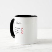 Aikido Tasse (Vorderseite Links)