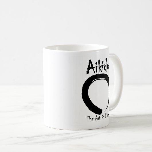 Aikido-Tasse Kaffeetasse (VorderseiteRechts)