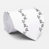 Aikidojapanercharakter Krawatte (Gerollt)