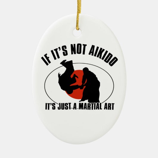 Aikidokriegsentwurf Keramik Ornament (Vorne)