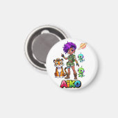 AiKo Beats™ AiKo & Friends Abenteuer Magnet (Vorderseite/Rückseite)