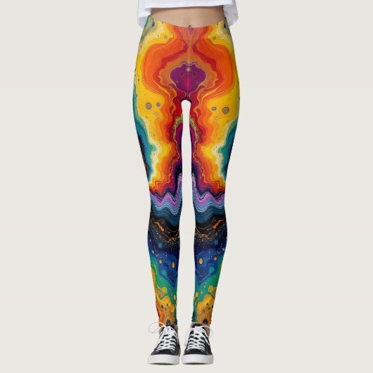 🌈 AiKo Beats™ Leggings V2 (Vorderseite)