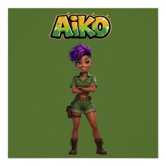 AiKo Beats™ Safari AiKo Explorer Poster (Vorderseite)