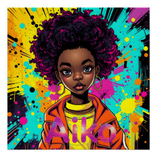 AiKo Grunge Grafik #1 Poster