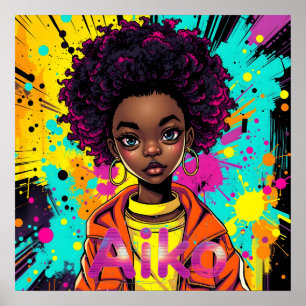 AiKo Grunge Grafik #1 Poster