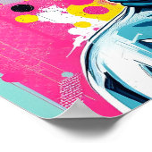 AiKo Grunge Grafik #3 Poster (Ecke)