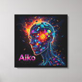AiKo Grunge Grafik #4 Leinwanddruck (Vorderseite)