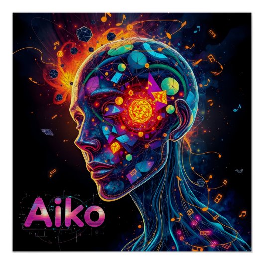 AiKo Grunge Grafik #4 Poster (Vorderseite)