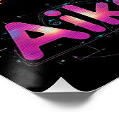 AiKo Grunge Graphic #4 Poster (Ecke)