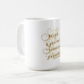 AiKo Script™ Glow Kaffeetasse (Vorderseite Links)