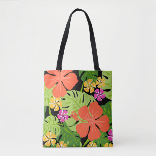 Ailani Hawaiian Hibiskus Tropical-Reversibele Stra Tasche