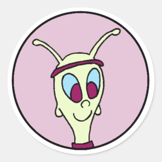 Aileen Mini Circle Sticker (Vorderseite)