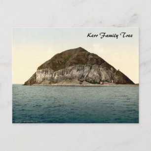 Ailsa Craig, Firth of Clyde, Schottland Postkarte