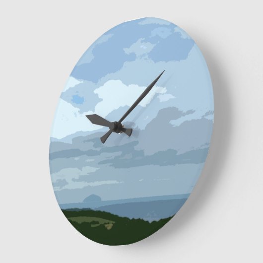 Ailsa Craig Große Wanduhr (Winkel)