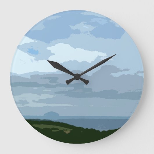 Ailsa Craig Große Wanduhr (Vorderseite)
