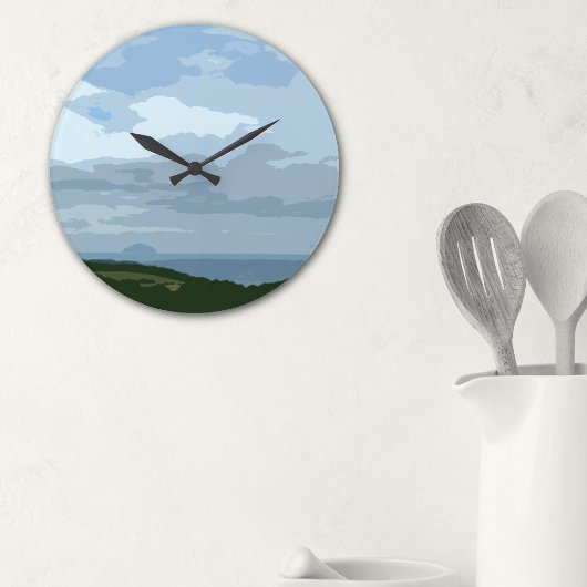 Ailsa Craig Große Wanduhr