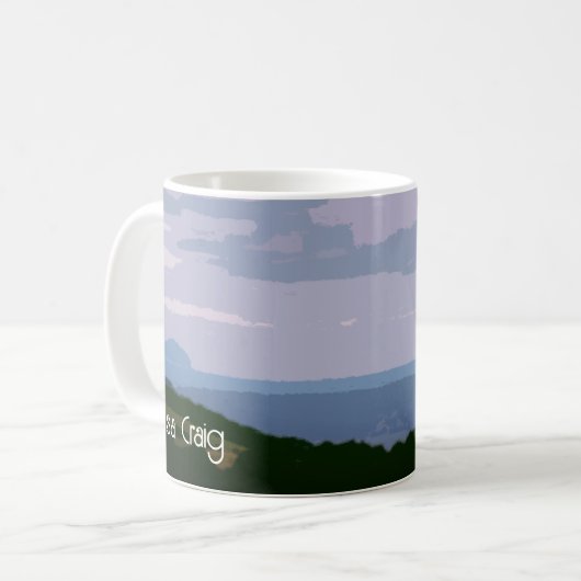 Ailsa Craig Kaffeetasse (Vorderseite Links)