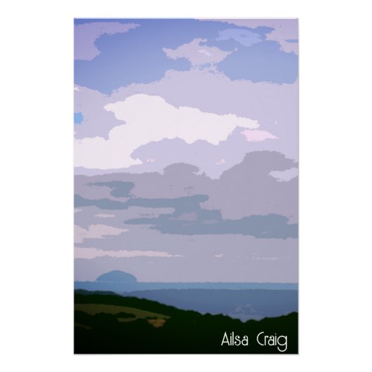 Ailsa Craig Poster (Vorderseite)