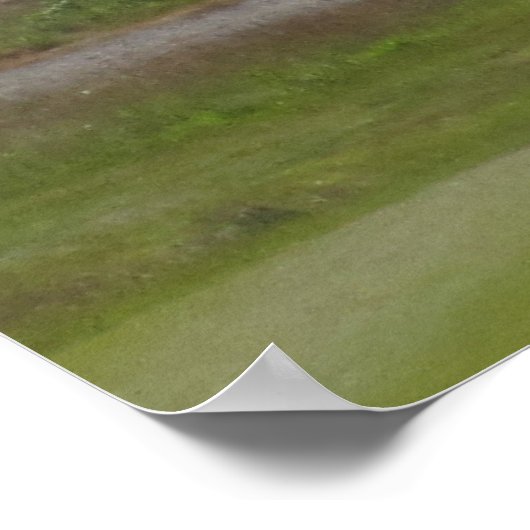 Ailsa Craig, Poster von Turnberry Lighthouse (Ecke)