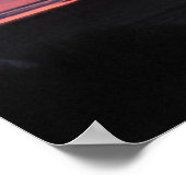 Ailsa Craig Sunset Poster (Ecke)