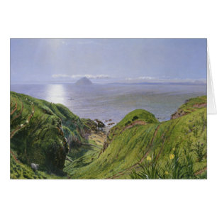 Ailsa Craig und die Insel Arran, Schottland