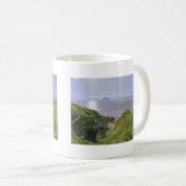Ailsa Craig und die Insel Arran, Schottland Kaffeetasse (VorderseiteRechts)