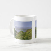 Ailsa Craig und die Insel Arran, Schottland Kaffeetasse (Vorderseite Links)