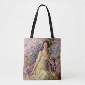 Ailsa Villard Flowers rosa Kaugummi Tasche (Vorderseite)