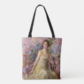 Ailsa Villard Flowers rosa Kaugummi Tasche (Rückseite)