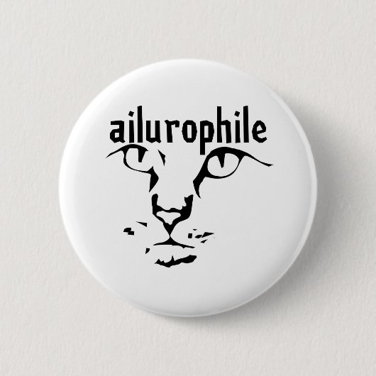 ailurophile Buttone Button (Vorderseite)