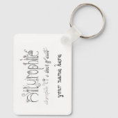 Ailurophile Schlüsselanhänger (Rückseite)