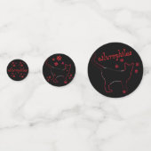 ailurophiles Cat Lovers Button Konfetti (Vorderseiten)